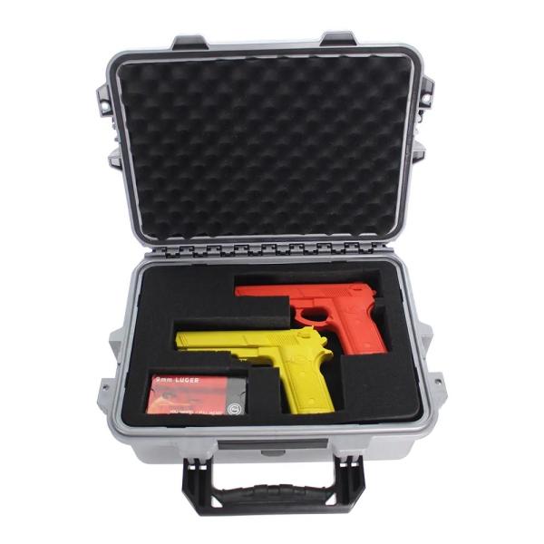 Rottner Waffentransportbox Gun Case mobile grau T06326